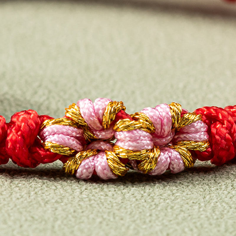 Nimara Ritual Jade Luck Abundance Red String Bracelet