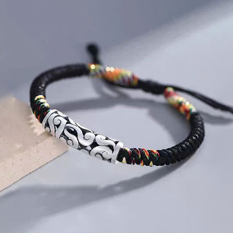 Nimara Ritual Copper Auspicious Clouds Luck String Bracelet