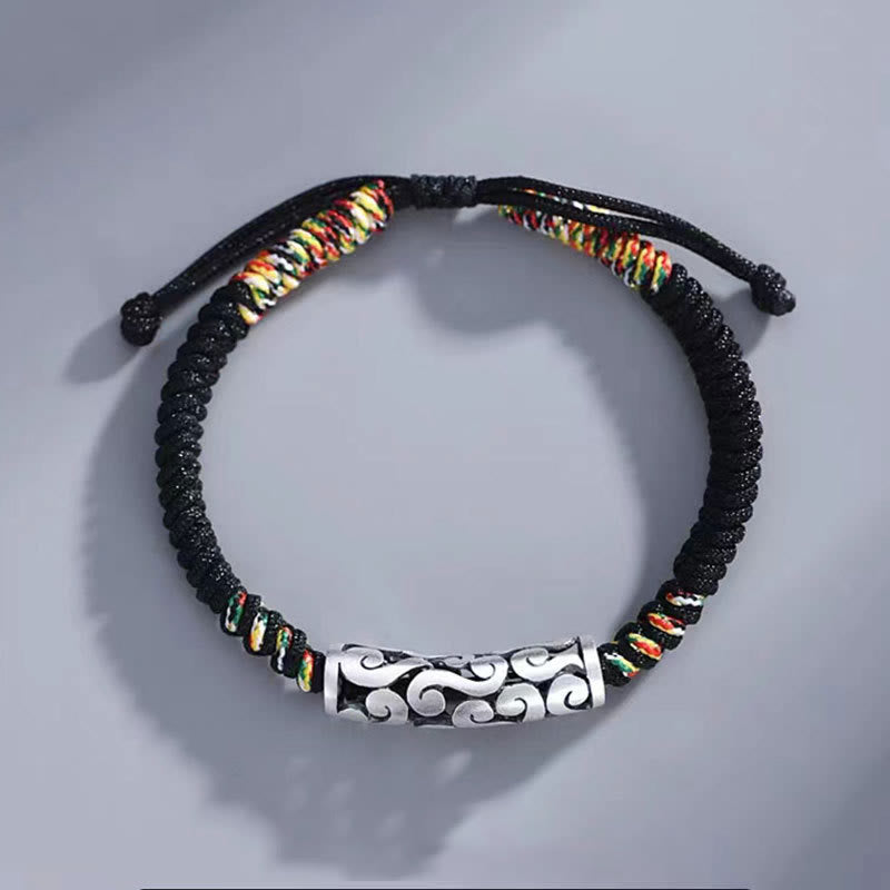 Nimara Ritual Copper Auspicious Clouds Luck String Bracelet