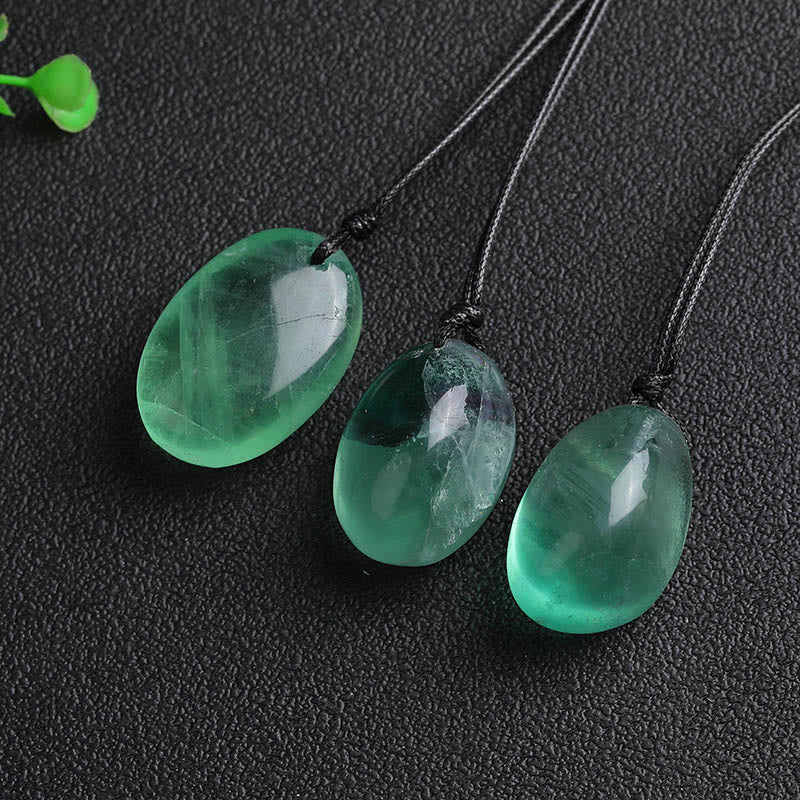 Nimara Ritual Green Fluorite Power Necklace Pendant