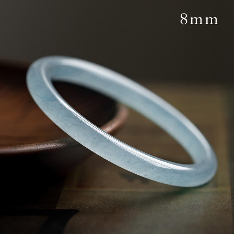 Nimara Ritual Natural Aquamarine Serenity Bangle Bracelet