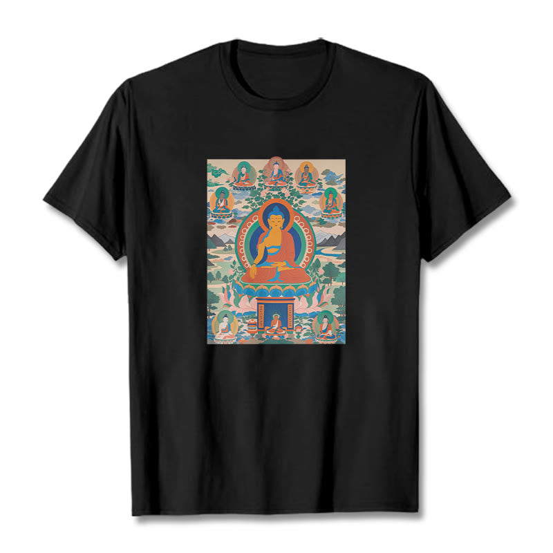 Nimara Ritual The Medicine Buddha Sutra Transformed Into Art Tee T-shirt