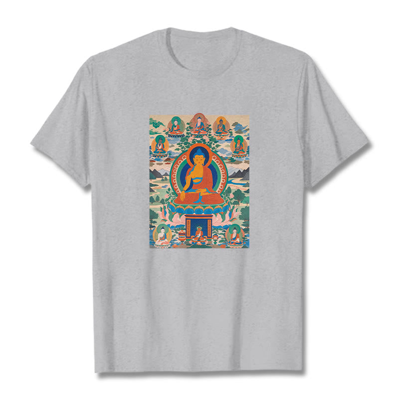 Nimara Ritual The Medicine Buddha Sutra Transformed Into Art Tee T-shirt