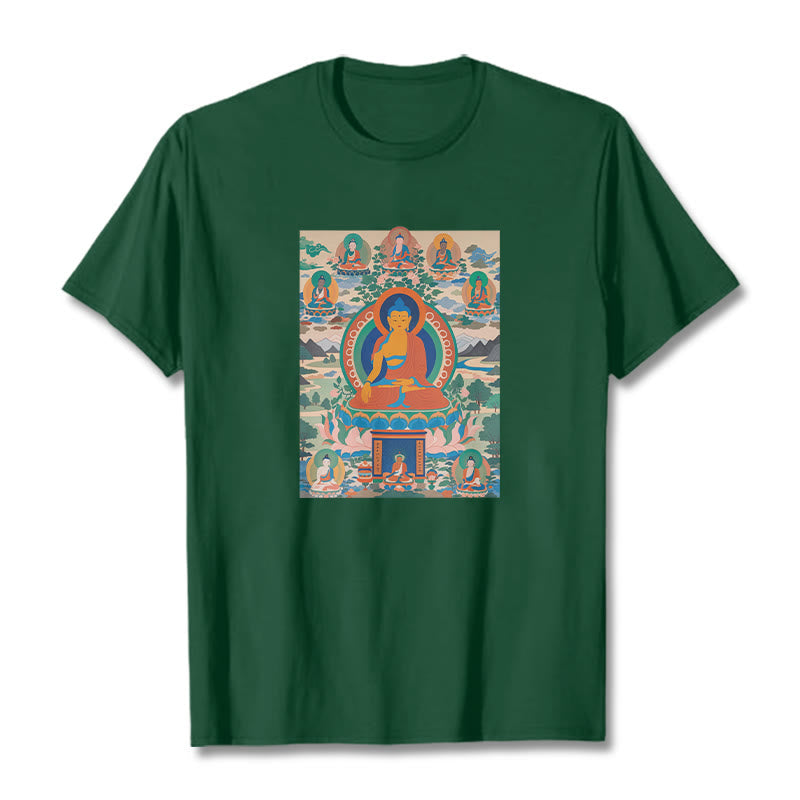 Nimara Ritual The Medicine Buddha Sutra Transformed Into Art Tee T-shirt