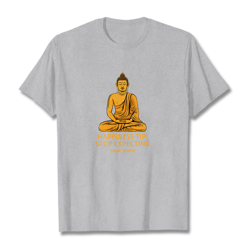 Nimara Ritual Stop Expecting From others Buddha Tee T-shirt