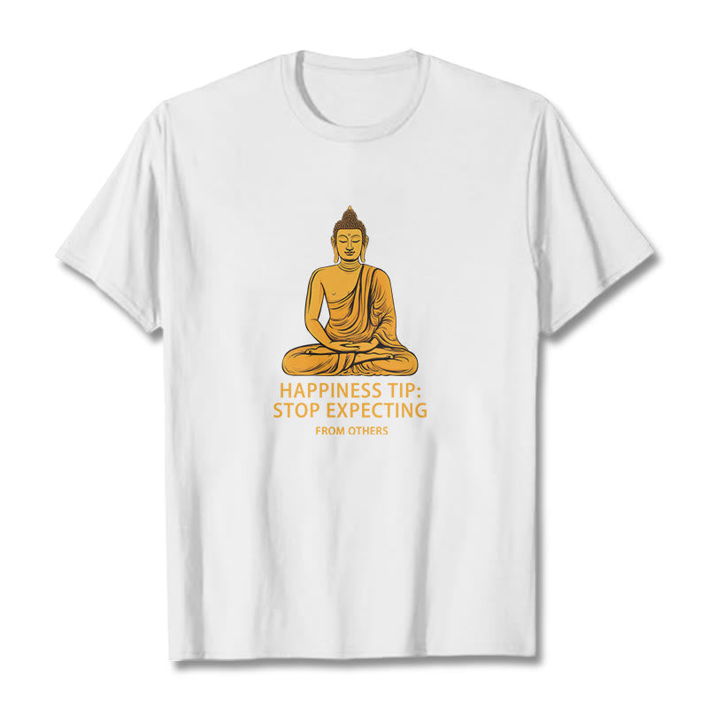 Nimara Ritual Stop Expecting From others Buddha Tee T-shirt
