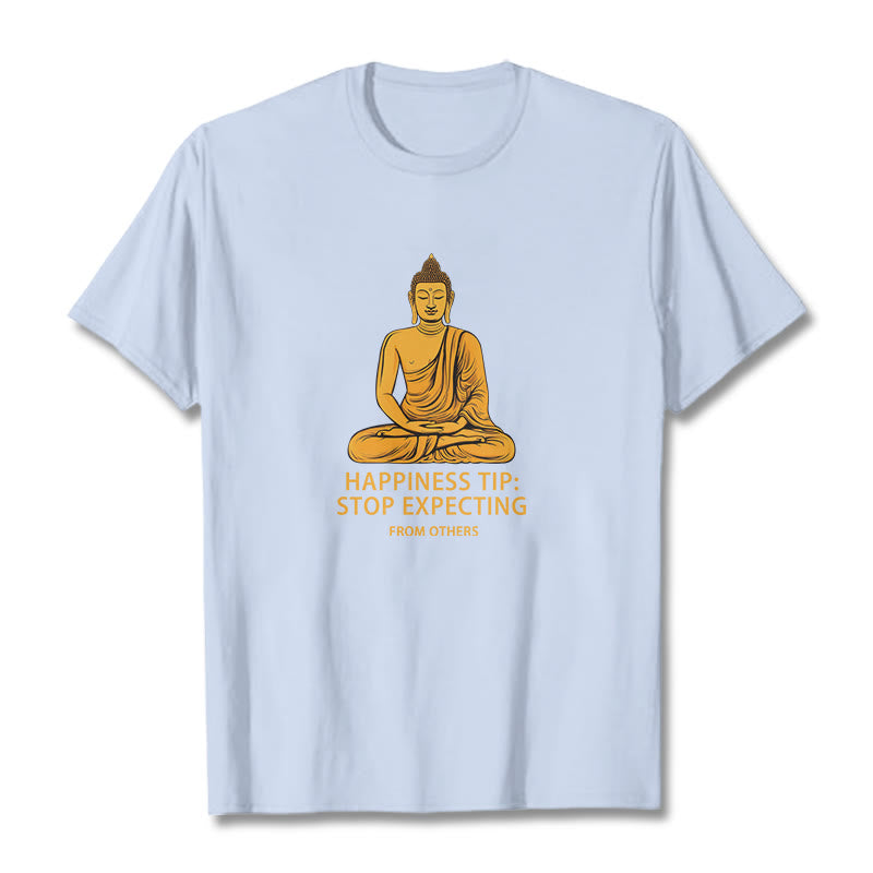 Nimara Ritual Stop Expecting From others Buddha Tee T-shirt
