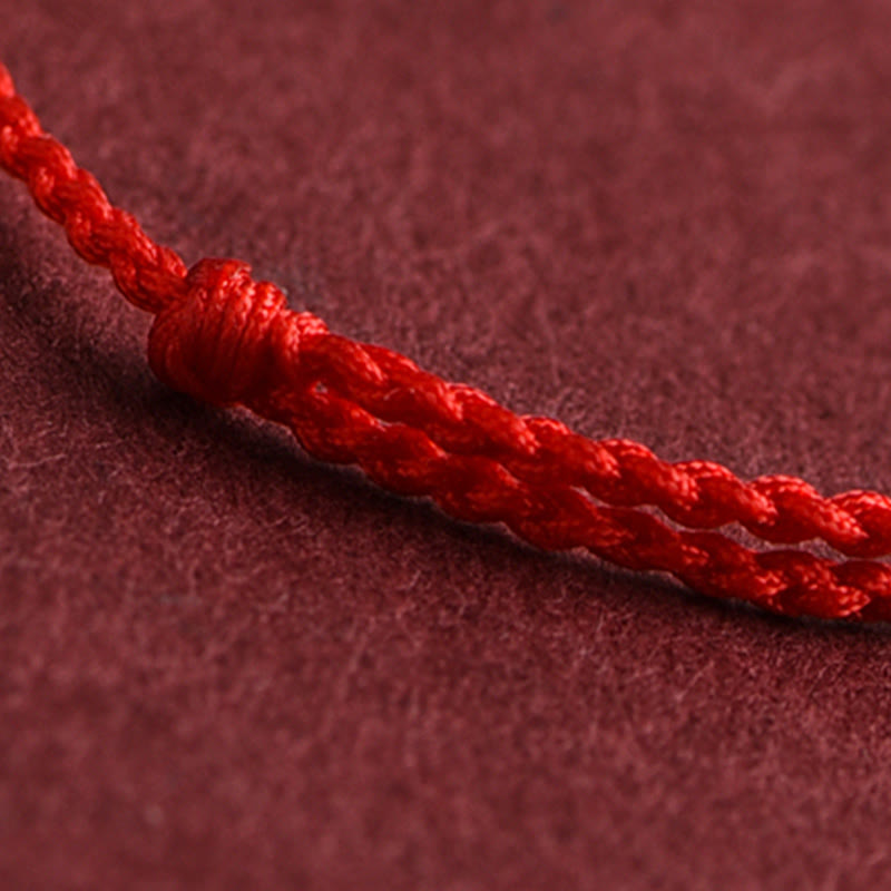 Nimara Ritual 999 Gold One Mini Bead Design Handmade Strength Braided Rope Bracelet Anklet