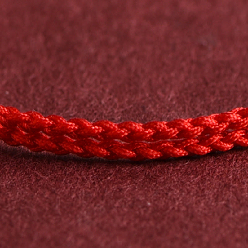 Nimara Ritual 999 Gold One Mini Bead Design Handmade Strength Braided Rope Bracelet Anklet