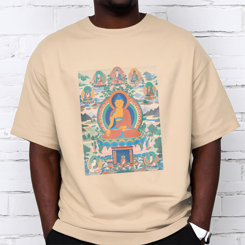 Nimara Ritual The Medicine Buddha Sutra Transformed Into Art Tee T-shirt