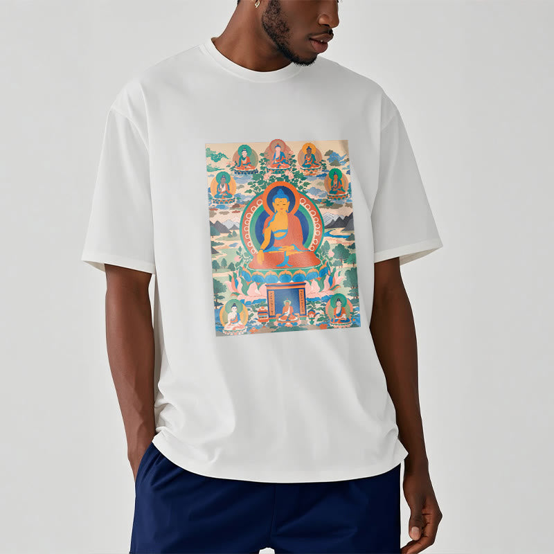 Nimara Ritual The Medicine Buddha Sutra Transformed Into Art Tee T-shirt