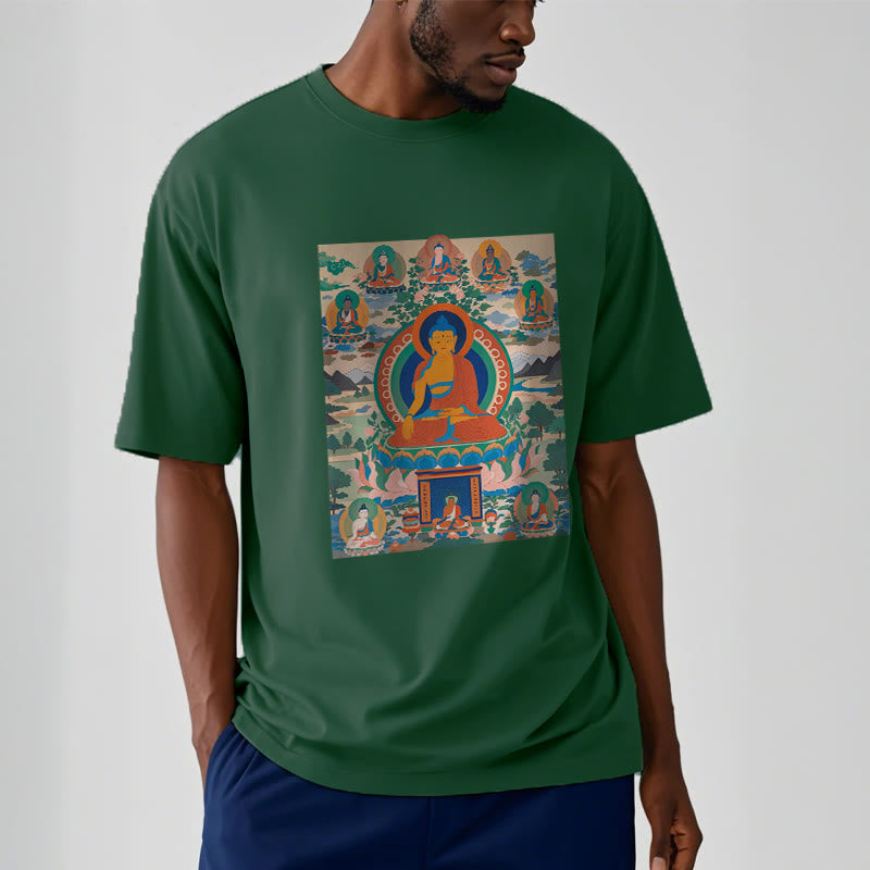 Nimara Ritual The Medicine Buddha Sutra Transformed Into Art Tee T-shirt