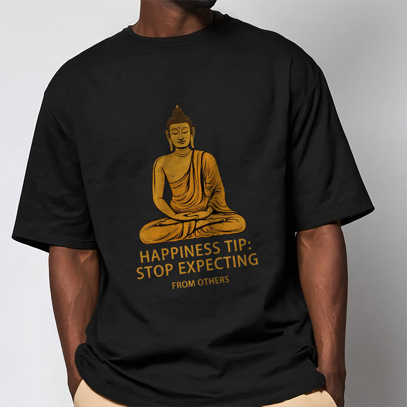 Nimara Ritual Stop Expecting From others Buddha Tee T-shirt