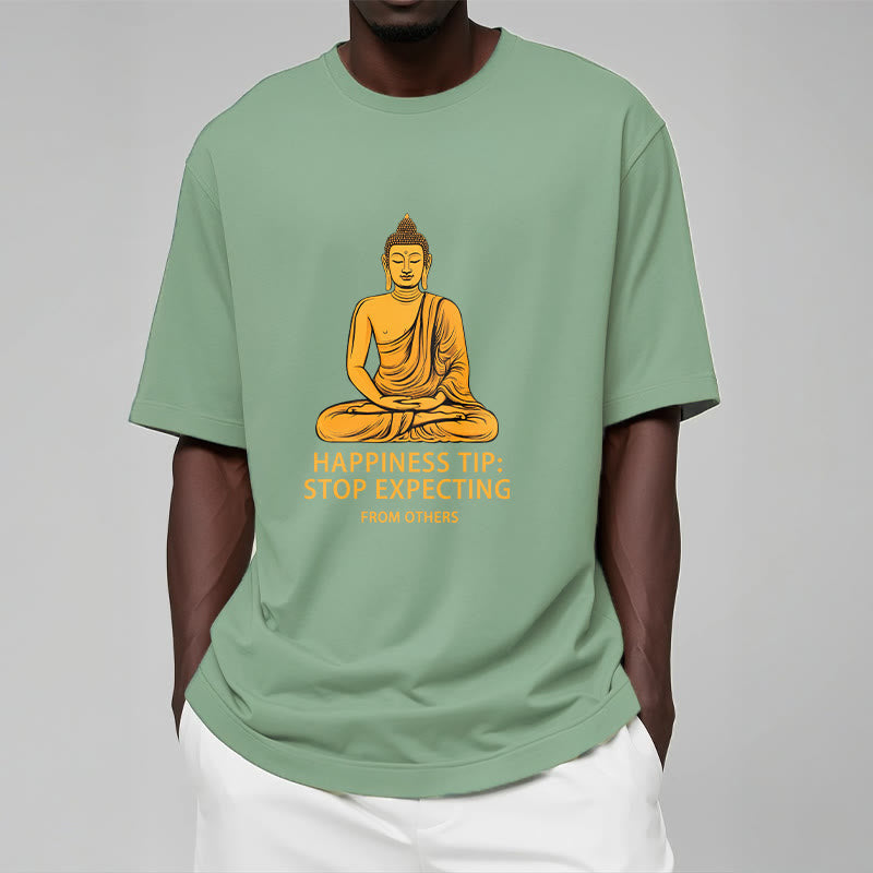 Nimara Ritual Stop Expecting From others Buddha Tee T-shirt