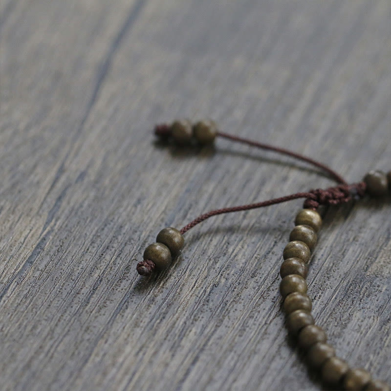 Nimara Ritual Copper Brass Beads Balance Wealth Simple Bracelet