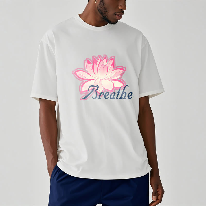 Nimara Ritual BREATHE Lotus Flower Tee T-shirt