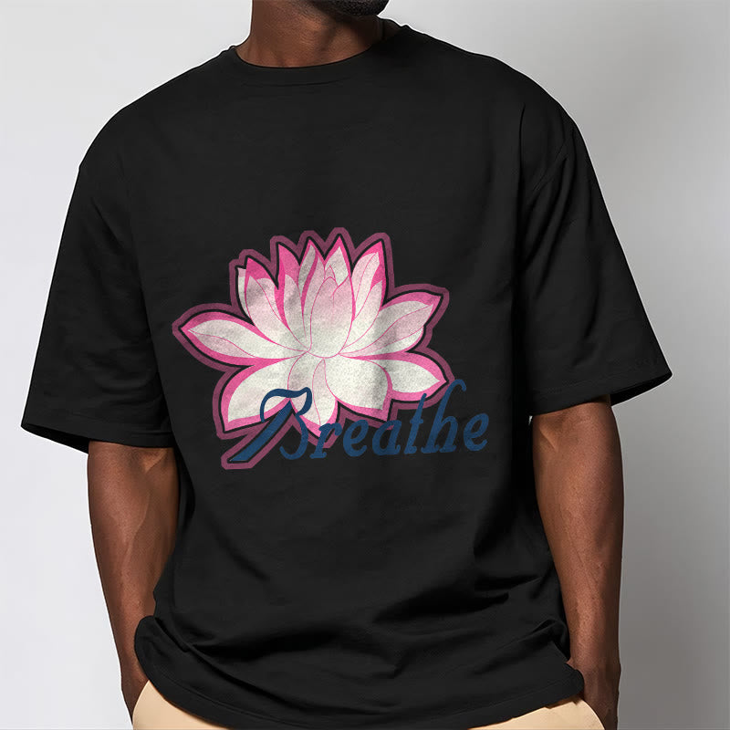 Nimara Ritual BREATHE Lotus Flower Tee T-shirt