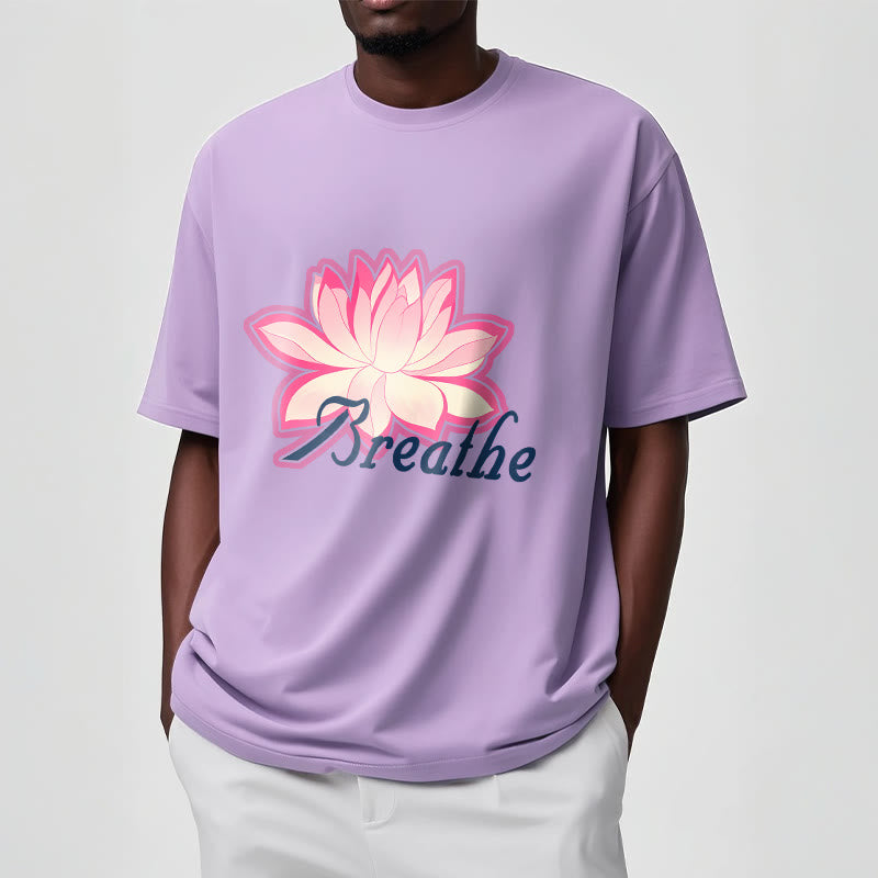 Nimara Ritual BREATHE Lotus Flower Tee T-shirt