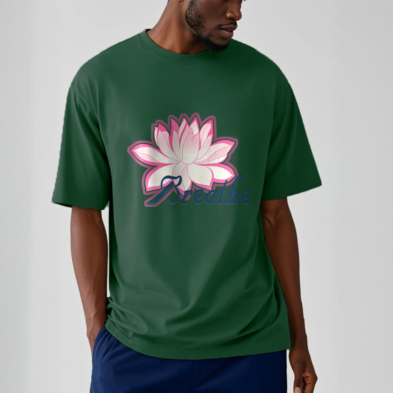 Nimara Ritual BREATHE Lotus Flower Tee T-shirt