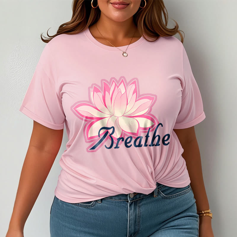 Nimara Ritual BREATHE Lotus Flower Tee T-shirt