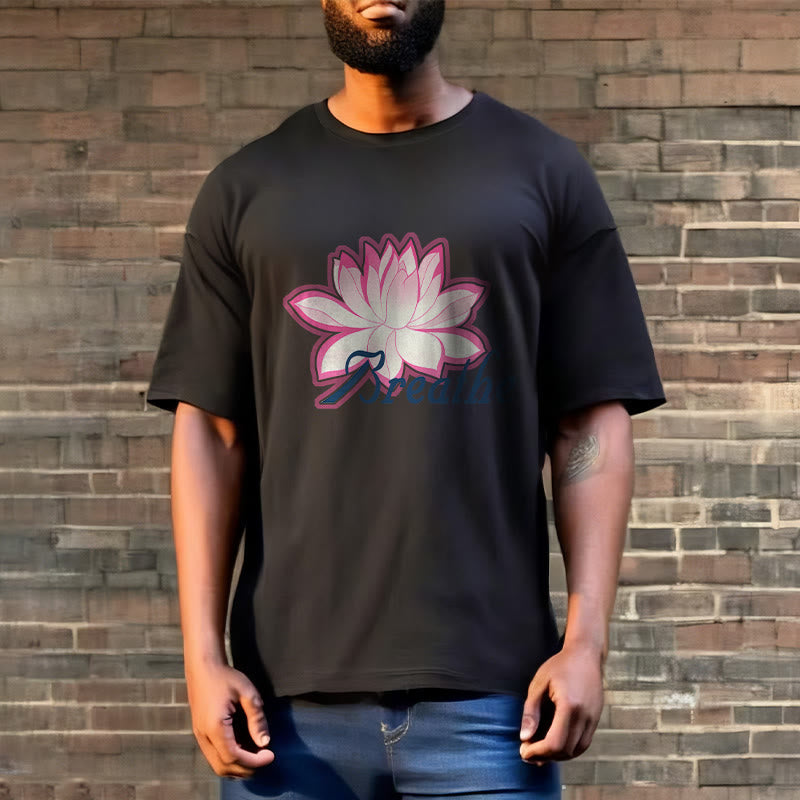Nimara Ritual BREATHE Lotus Flower Tee T-shirt