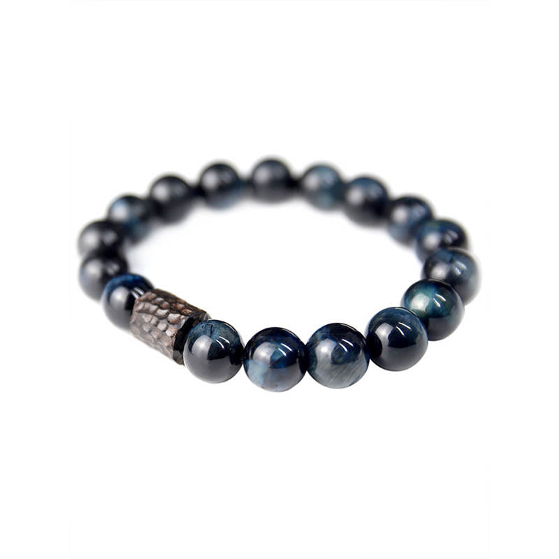 Nimara Ritual Tiger Eye Ebony Wood Beads Calm Bracelet