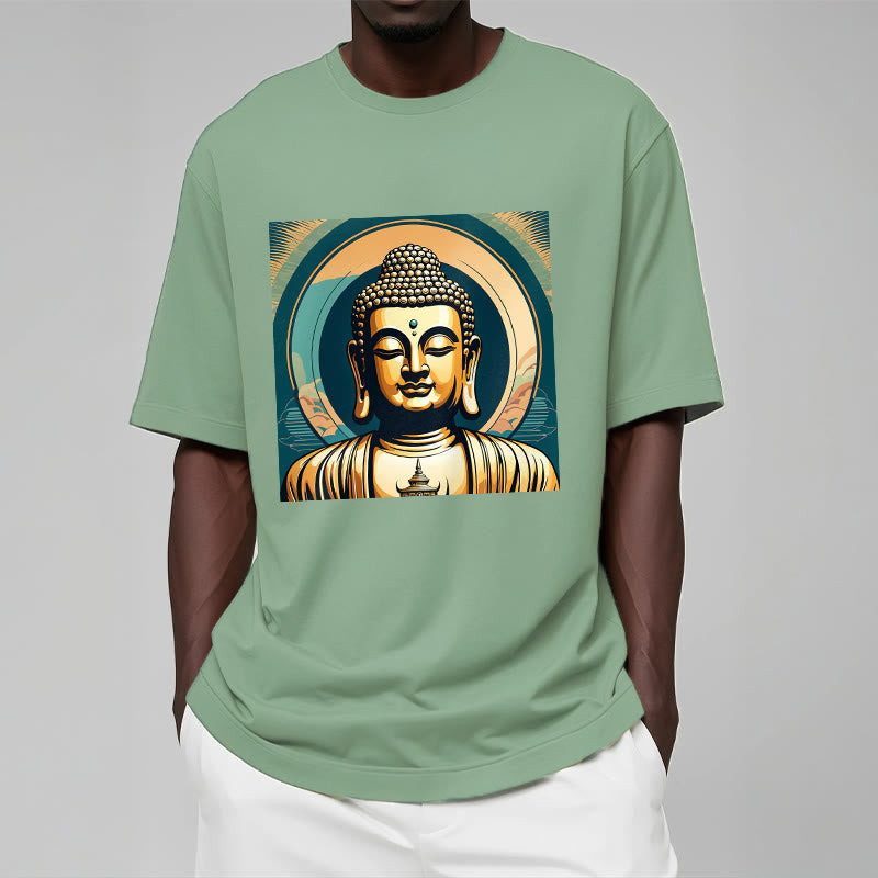 Nimara Ritual Aura Golden Buddha Tee T-shirt