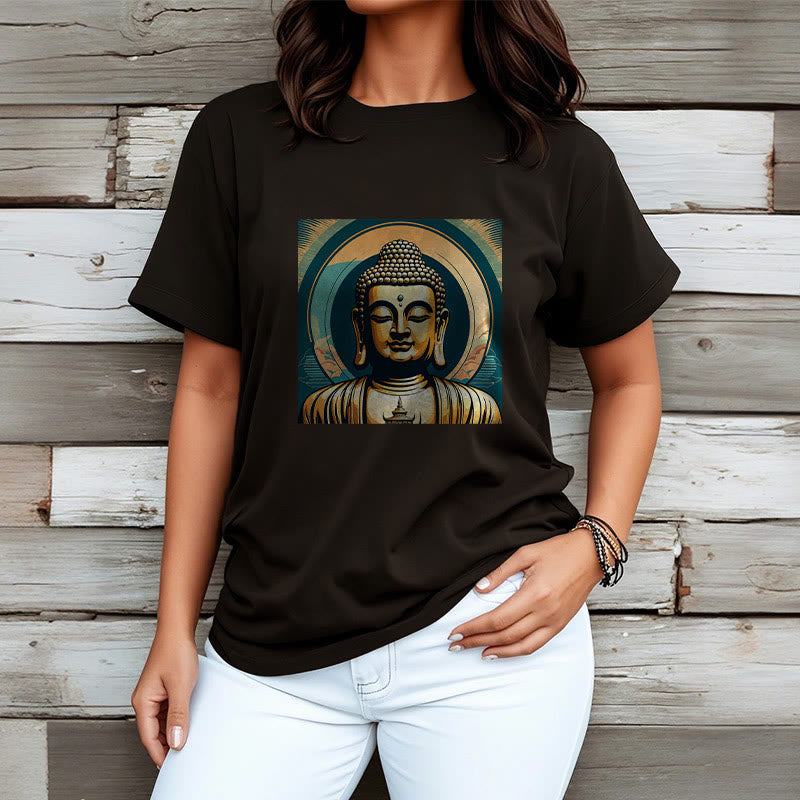 Nimara Ritual Aura Golden Buddha Tee T-shirt