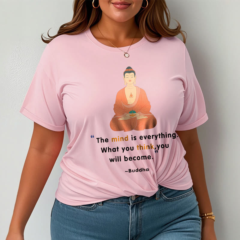 Nimara Ritual The Mind Is Everything Meditation Buddha Tee T-shirt