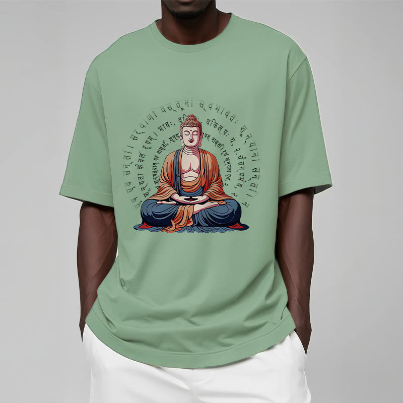 Nimara Ritual Sanskrit Heart Sutra Form Is No Other Than Emptiness Tee T-shirt