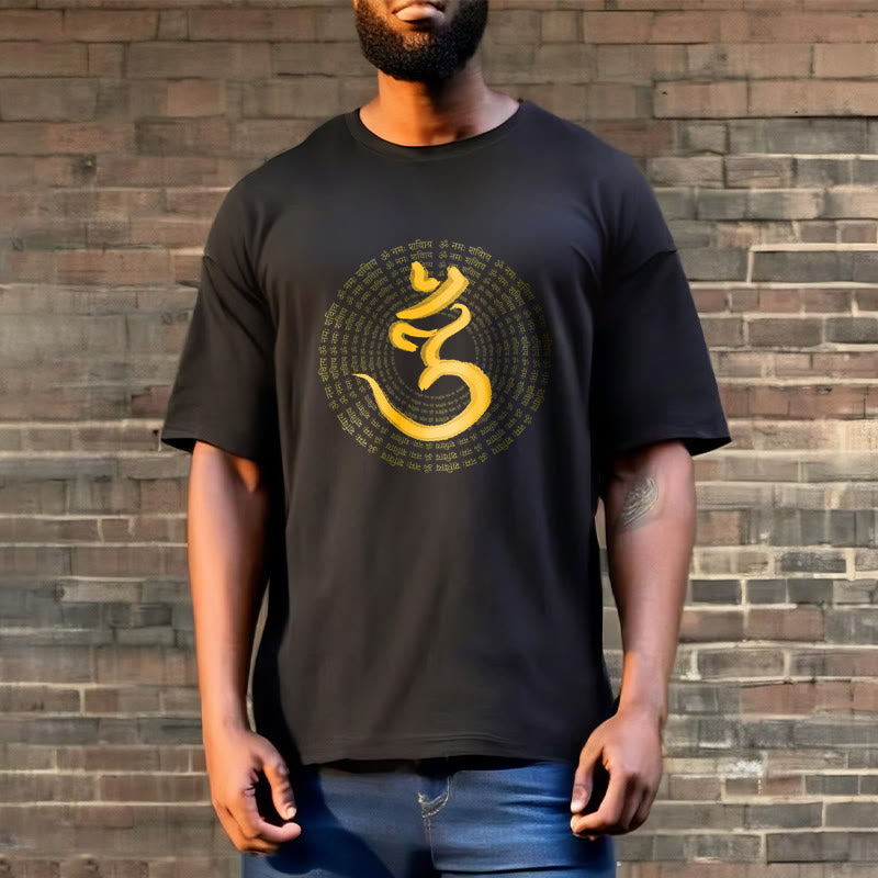Nimara Ritual 108 OM NAMAH SHIVAYA Mantra Sanskrit Tee T-shirt