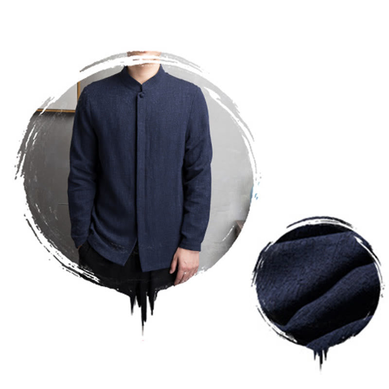 Nimara Ritual Solid Color Chinese Tang Suit Jacket Men Clothing