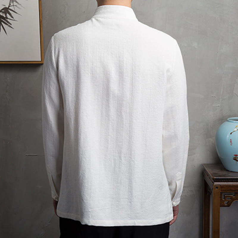 Nimara Ritual Solid Color Chinese Tang Suit Jacket Men Clothing