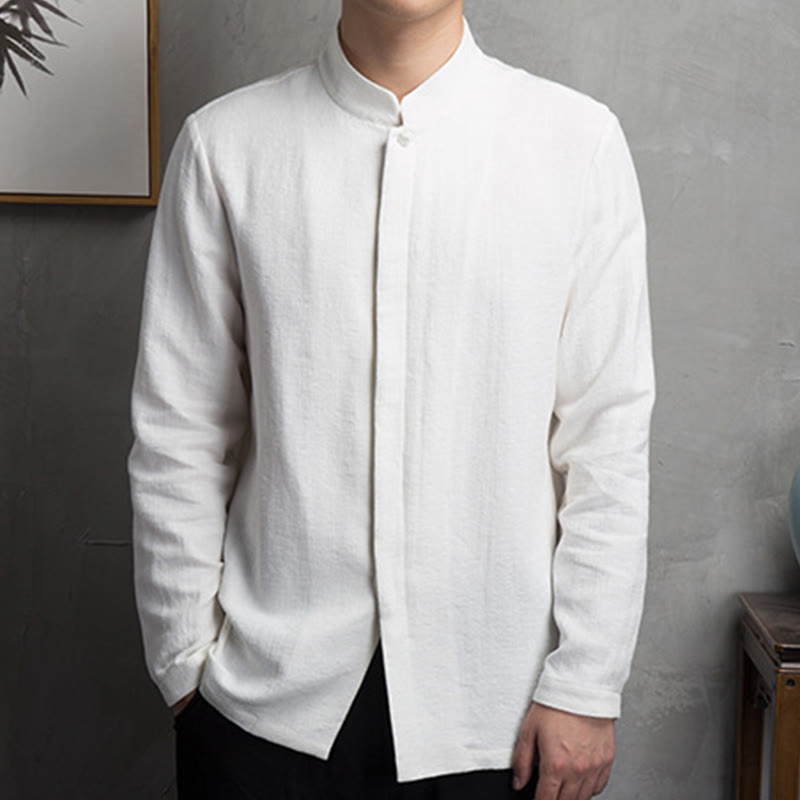 Nimara Ritual Solid Color Chinese Tang Suit Jacket Men Clothing