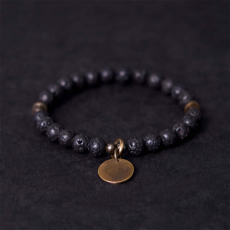 Nimara Ritual Natural Lava Rock Beads Calm Support Healing Bracelet