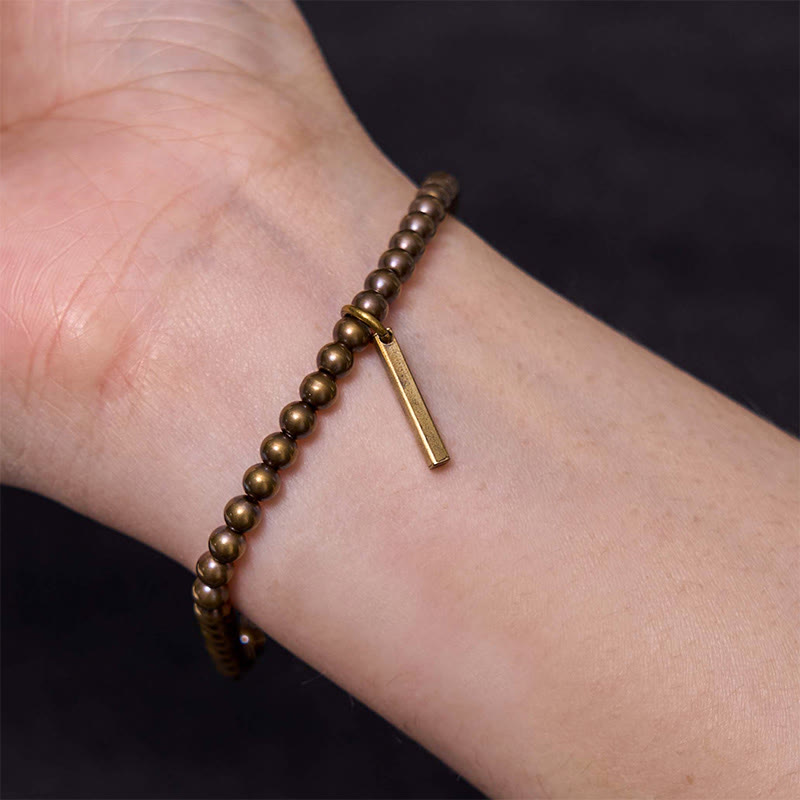 Nimara Ritual Pure Copper Brass Beads Self Care Healing Bracelet