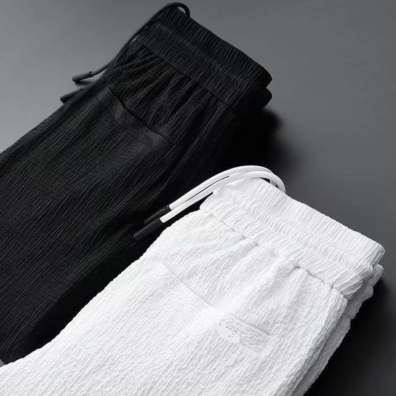 Nimara Ritual Pure Color Long Sleeve Top Pants Clothing Men's Set