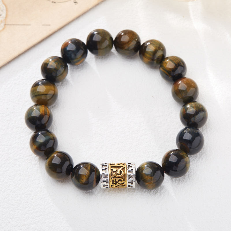 Nimara Ritual Tiger Eye Six True Words Courage Bracelet