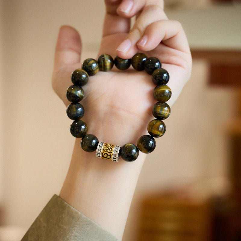 Nimara Ritual Tiger Eye Six True Words Courage Bracelet