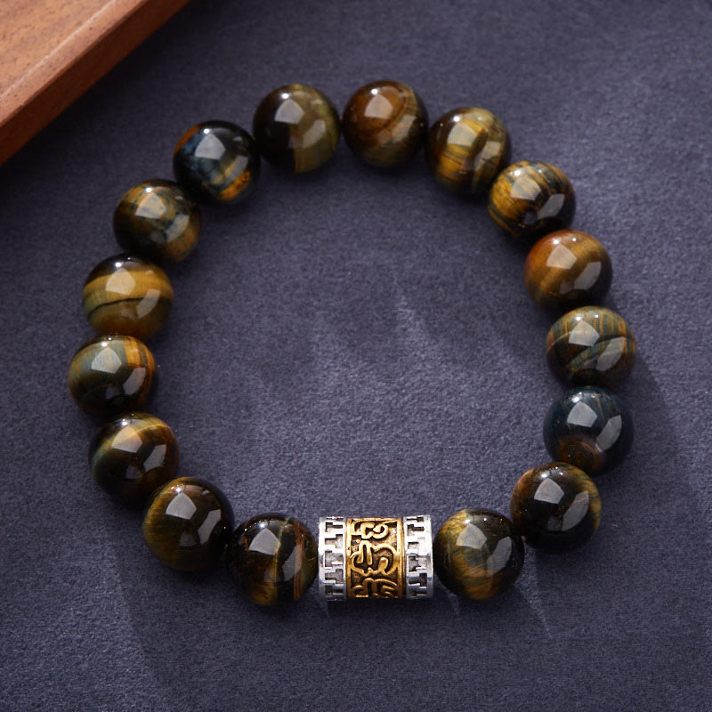 Nimara Ritual Tiger Eye Six True Words Courage Bracelet