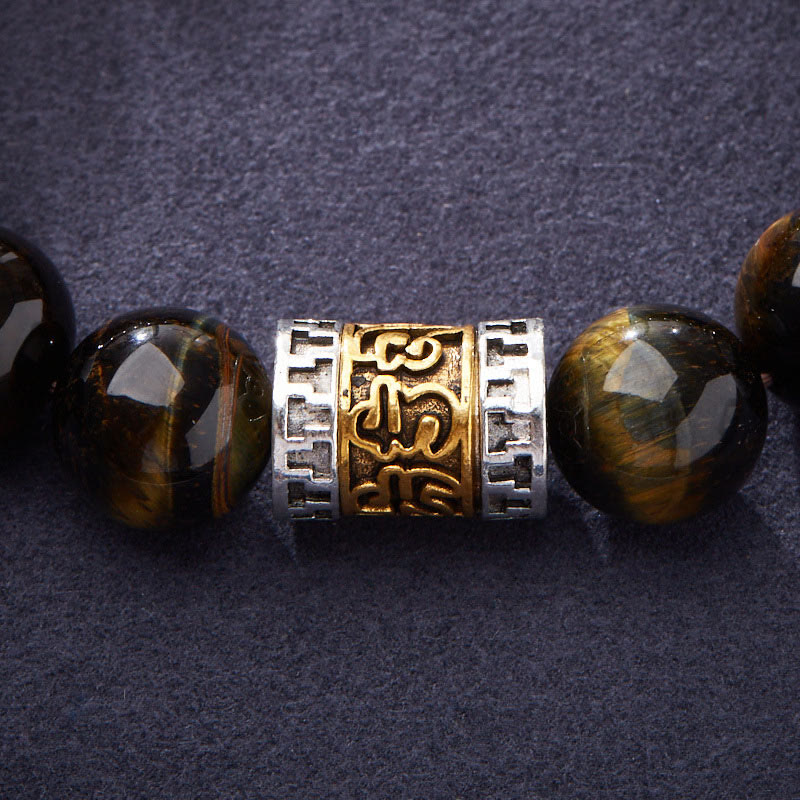 Nimara Ritual Tiger Eye Six True Words Courage Bracelet