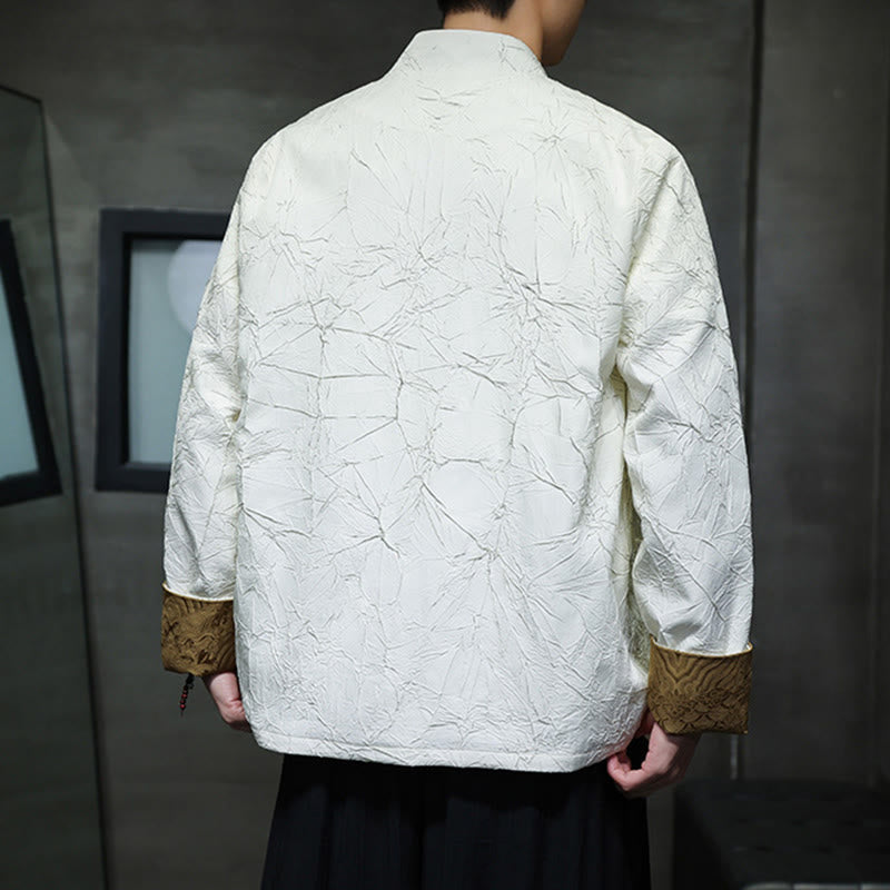 Nimara Ritual Tang Suit Casual Frog-button Long Sleeve Nylon Men's Jacket Shirt Clothing