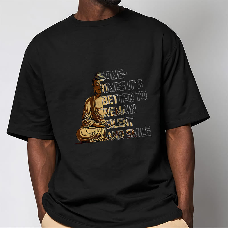 Nimara Ritual Sometimes It's Better To Remain Silent And Smile Tee T-shirt