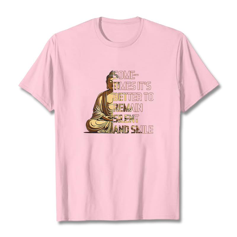 Nimara Ritual Sometimes It's Better To Remain Silent And Smile Tee T-shirt