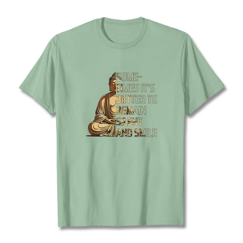 Nimara Ritual Sometimes It's Better To Remain Silent And Smile Tee T-shirt