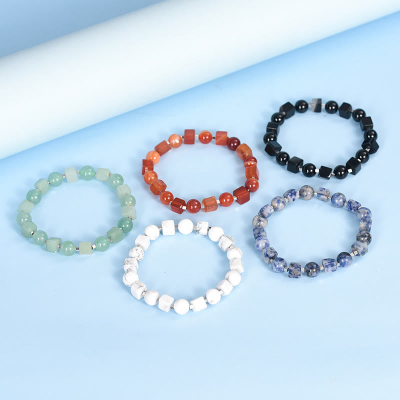 Nimara Ritual Various Crystals Black Obsidian Purification Bracelet