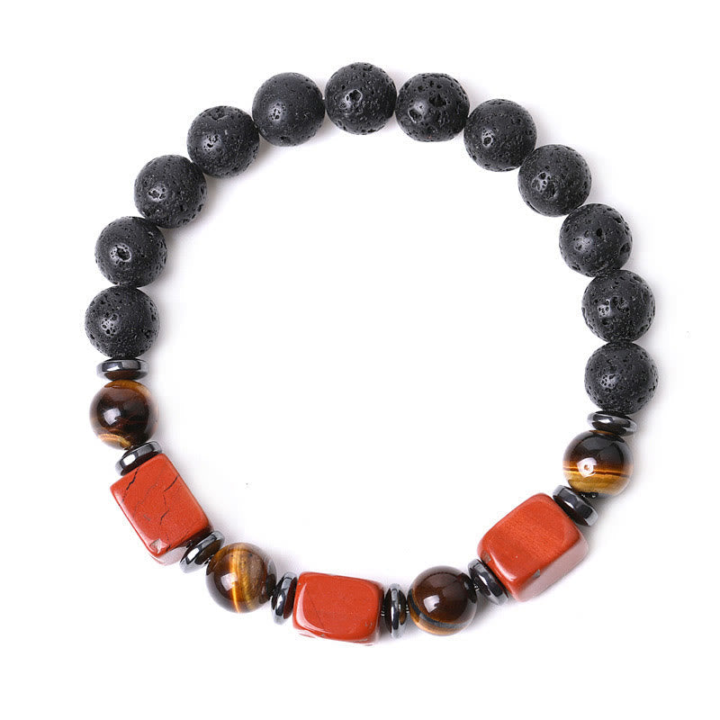 Nimara Ritual Various Crystals Lava Rock Calm Bracelet
