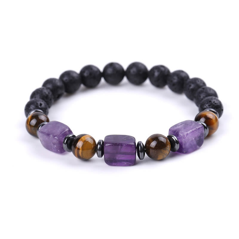 Nimara Ritual Various Crystals Lava Rock Calm Bracelet