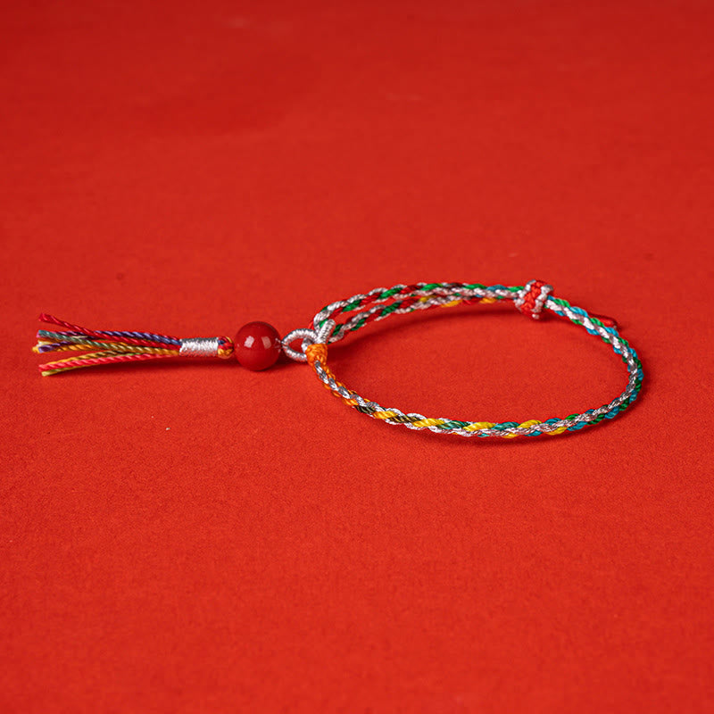Nimara Ritual Colorful String Cinnabar Concentration Bracelet