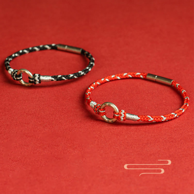 Nimara Ritual Red String 925 Sterling Silver Safe Luck Bracelet